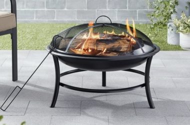 Mainstays 26″ Round Fire Pit Only $29.96!